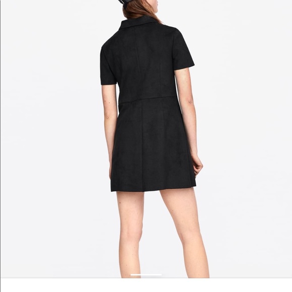 Black suede dress - Picture 3 of 7